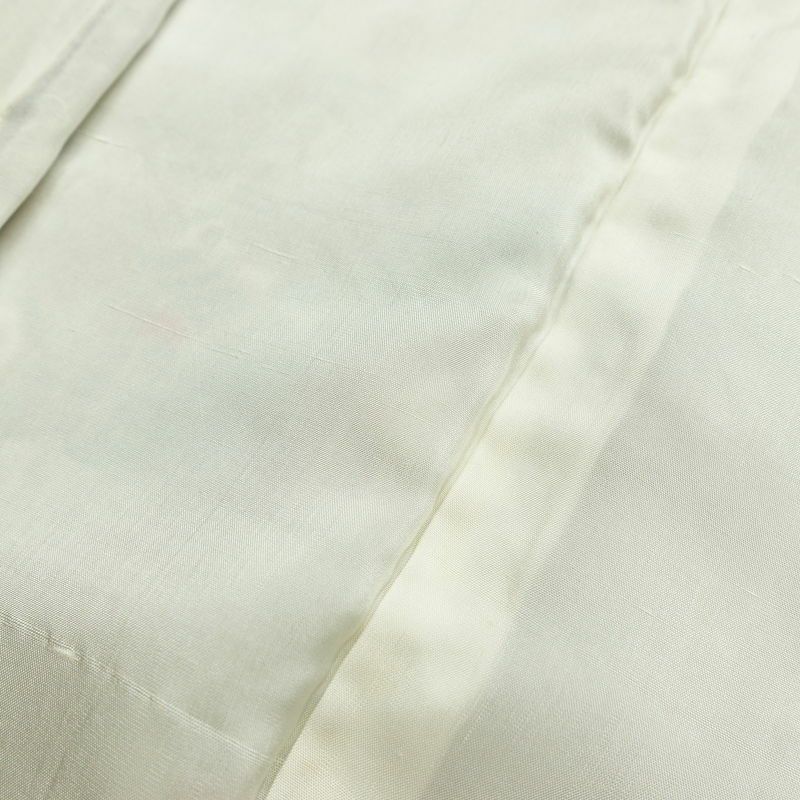 小紋 縮緬 正絹 風景柄 袷仕立て 身丈165cm 裄丈64cm 着物 多色使い_画像17