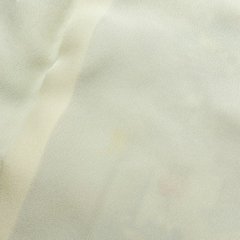 小紋 縮緬 正絹 風景柄 袷仕立て 身丈165cm 裄丈64cm 着物 多色使い_画像19