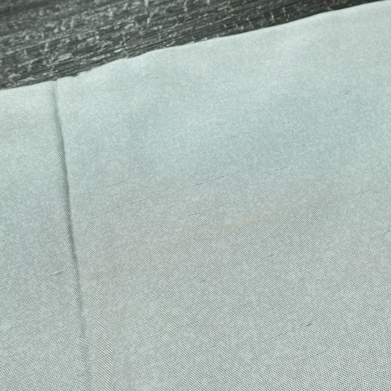 訪問着 紬地 しつけ糸付き 正絹 花柄 袷仕立て 身丈167cm 裄丈67cm フォーマル 着物 青・紺_画像10