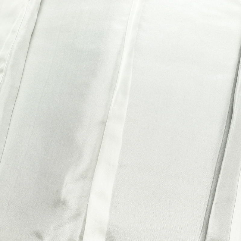 小紋 しつけ糸付き 縮緬 正絹 木の葉・植物柄 袷仕立て 身丈166.5cm 裄丈66cm 着物 紫・藤色_画像18