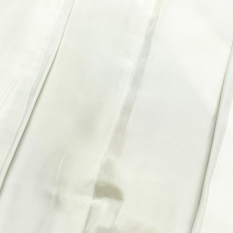 訪問着 良品 しつけ糸付き 正絹 人物・動物柄 袷仕立て 身丈163cm 裄丈65.5cm 箔 金彩 フォーマル 着物 ベージュ_画像19