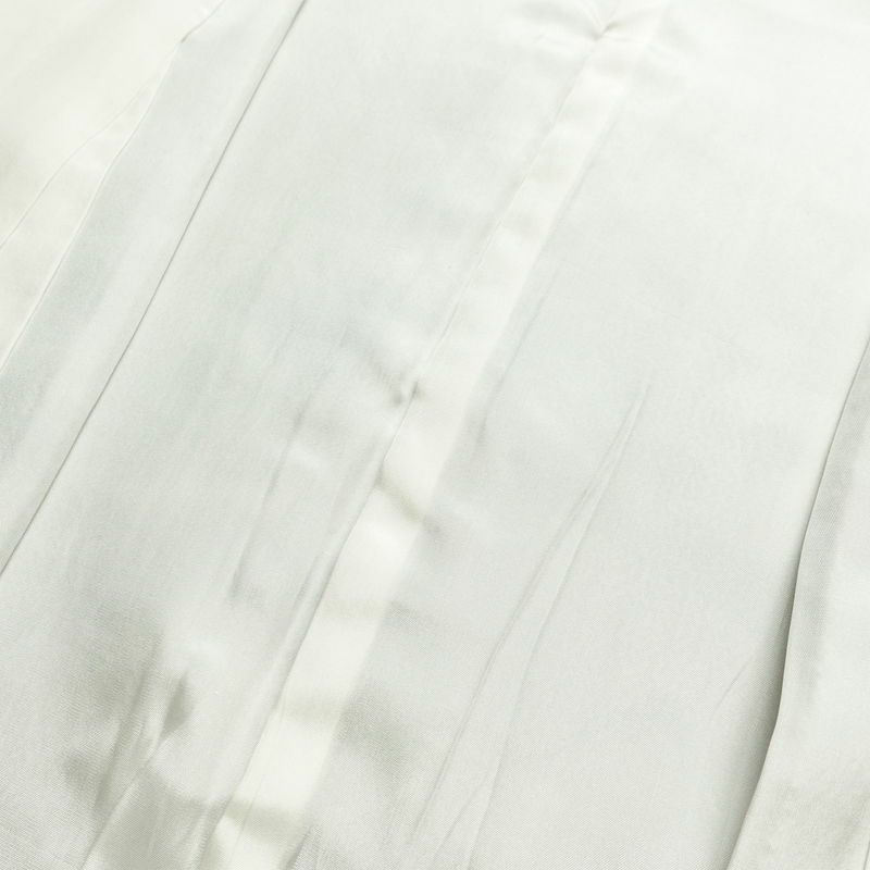 小紋 縮緬 正絹 風景柄 袷仕立て 身丈160.5cm 裄丈64.5cm 着物 グレー_画像18