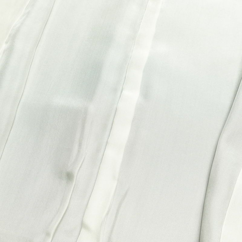 小紋 美品 しつけ糸付き 縮緬 正絹 幾何学柄・抽象柄 袷仕立て 身丈164.5cm 裄丈66.5cm 着物 小豆・エンジ_画像18