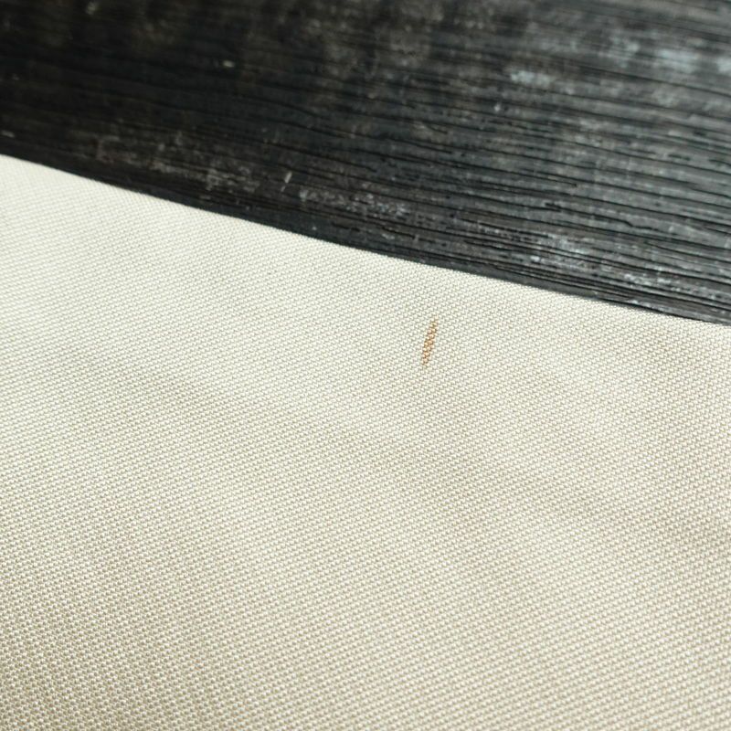 名古屋帯 太鼓柄 正絹 花柄 名古屋仕立て 帯 白_画像16