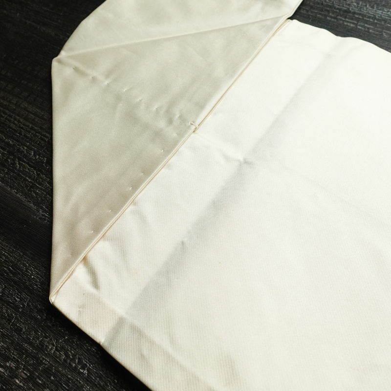 名古屋帯 太鼓柄 正絹 花柄 名古屋仕立て 帯 白_画像19