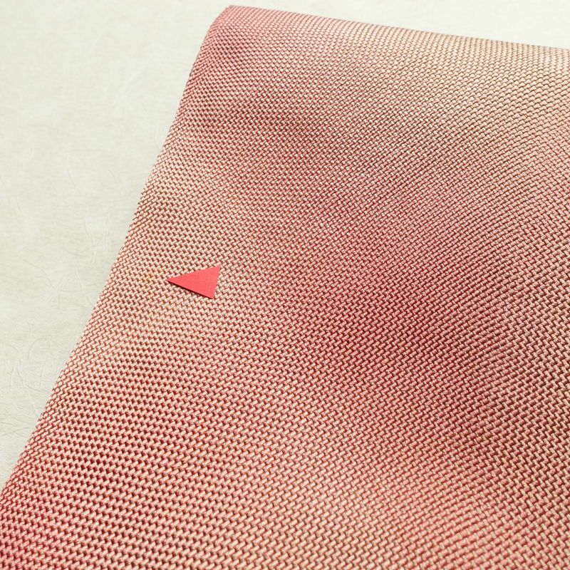 名古屋帯 全通柄 正絹 その他の柄 名古屋仕立て 帯 ピンク_画像3