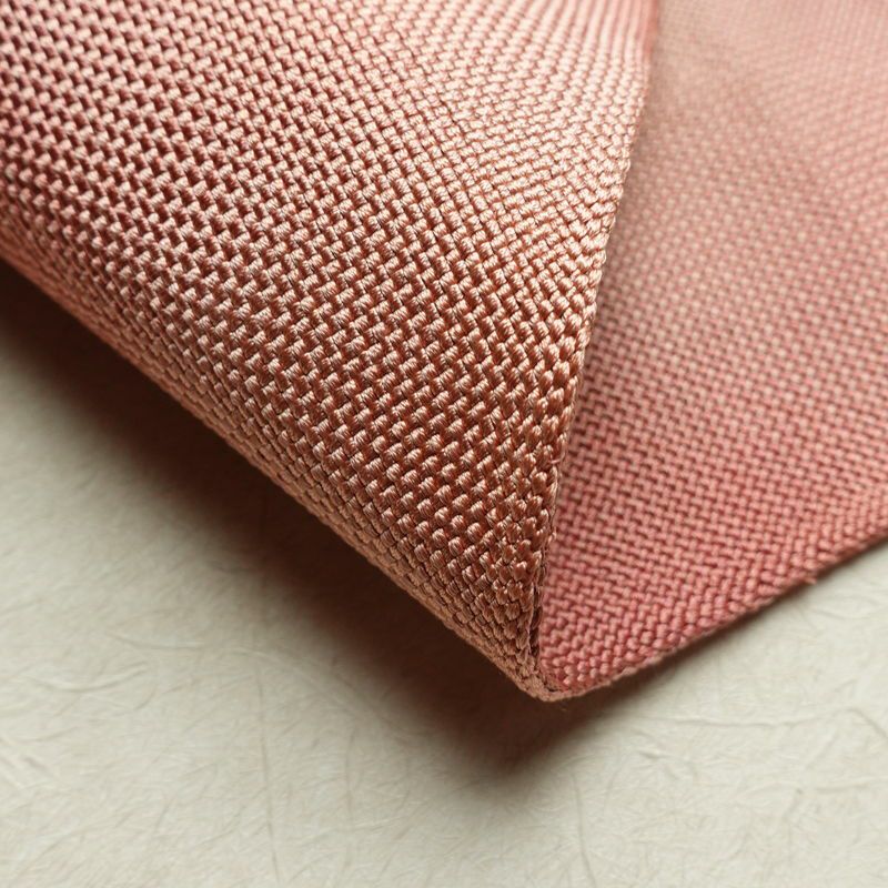 名古屋帯 全通柄 正絹 その他の柄 名古屋仕立て 帯 ピンク_画像10