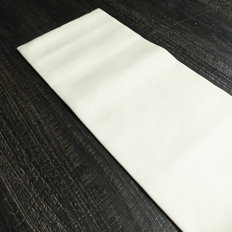 名古屋帯 太鼓柄 良品 正絹 風景柄 名古屋仕立て 帯 白_画像17