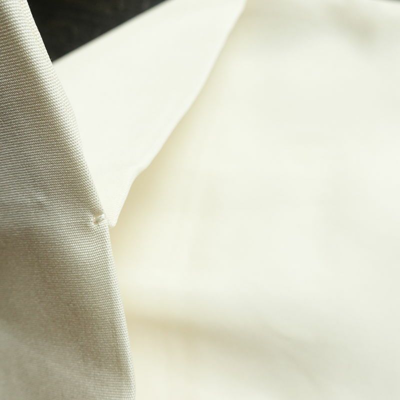 名古屋帯 太鼓柄 良品 正絹 風景柄 名古屋仕立て 帯 白_画像21