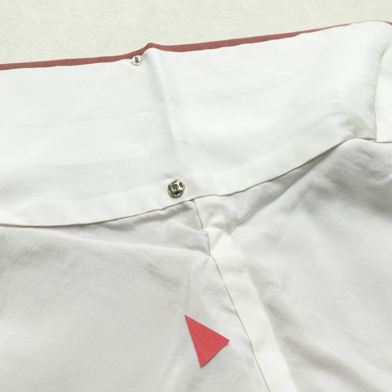 色留袖 一つ紋付き 正絹 古典柄 袷仕立て 身丈158cm 裄丈65cm 箔 刺繍 共八掛 金彩 フォーマル 着物 ピンク_画像19