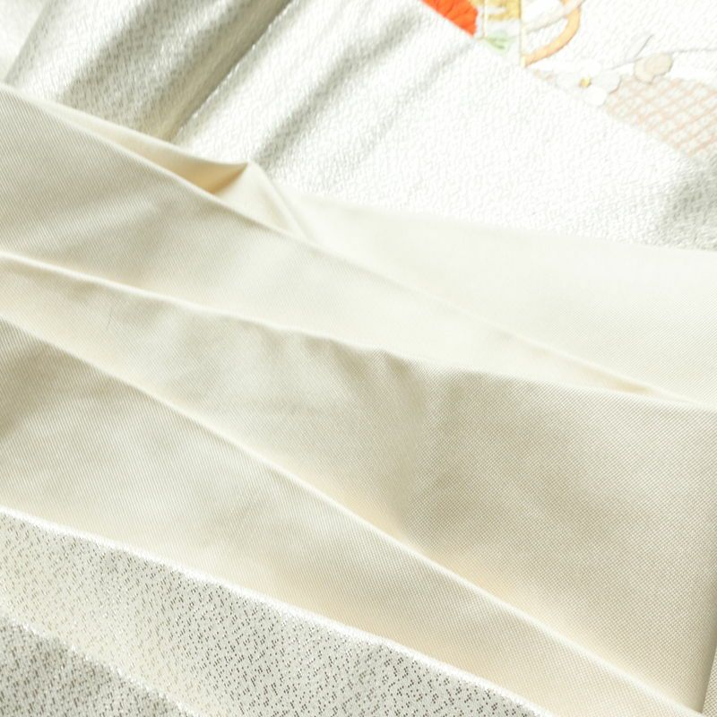 名古屋帯 太鼓柄 金駒刺繍 正絹 古典柄 名古屋仕立て 箔 刺繍 帯 金・銀_画像18