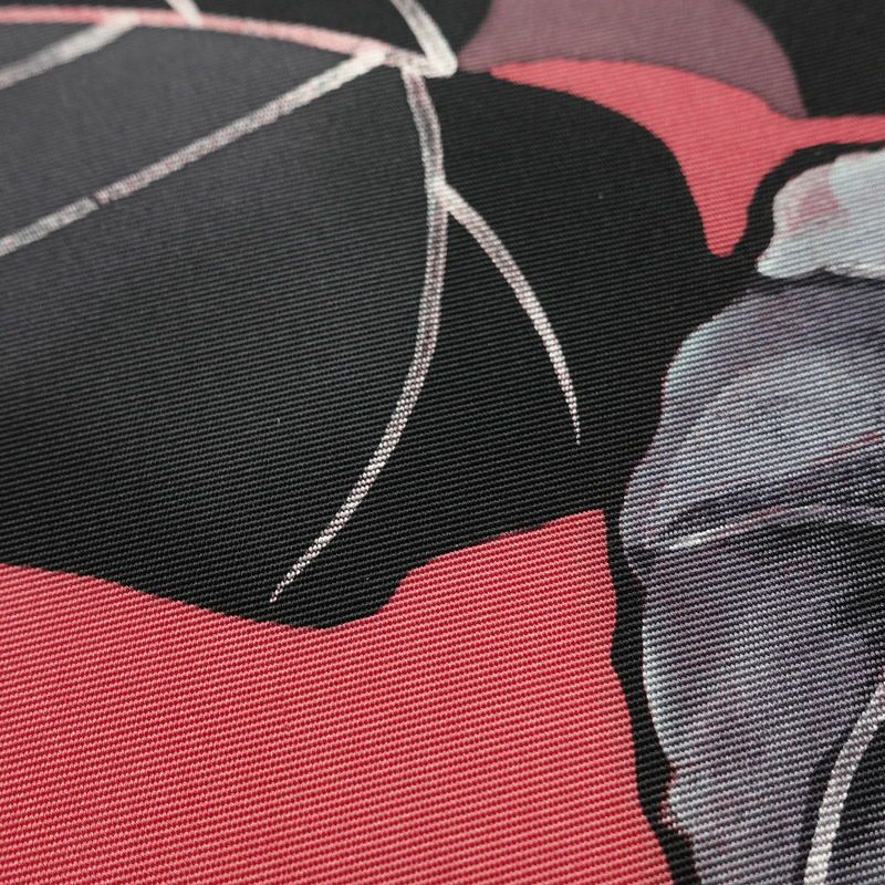 名古屋帯 太鼓柄 正絹 木の葉・植物柄 名古屋仕立て 帯 ピンク_画像6