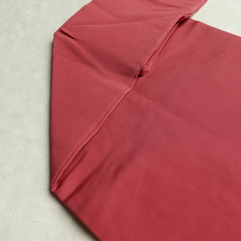 名古屋帯 太鼓柄 正絹 木の葉・植物柄 名古屋仕立て 帯 ピンク_画像18