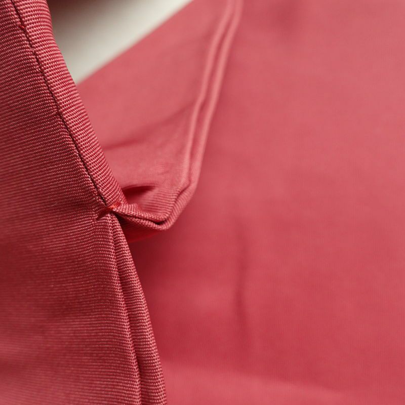 名古屋帯 太鼓柄 正絹 木の葉・植物柄 名古屋仕立て 帯 ピンク_画像19