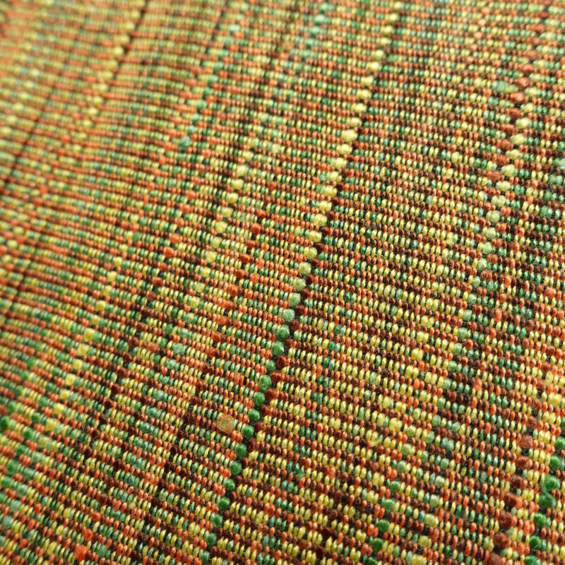 名古屋帯 全通柄 正絹 その他の柄 松葉仕立て 帯 黄・黄土色_画像6