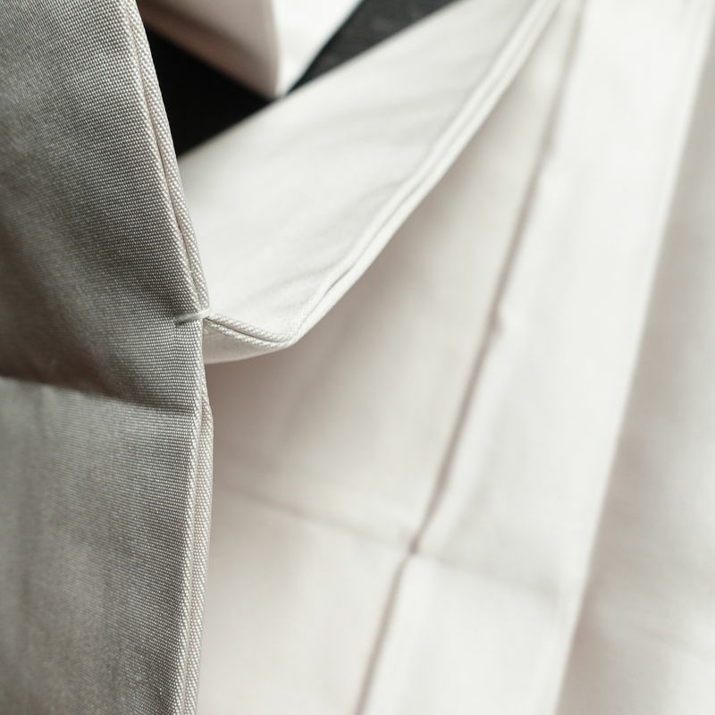 名古屋帯 太鼓柄 良品 正絹 木の葉・植物柄 名古屋仕立て 箔 帯 グレー_画像18