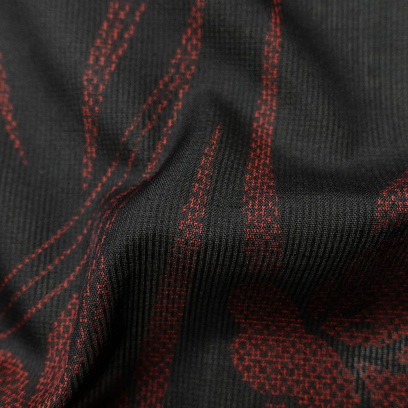 盛夏 良品 夏用 しつけ糸付き 正絹 花柄 単衣仕立て 身丈162.5cm 裄丈66.5cm 着物 黒_画像21