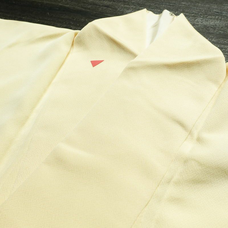 付け下げ 正絹 古典柄 袷仕立て 身丈168cm 裄丈69.5cm 刺繍 フォーマル 着物 クリーム_画像17