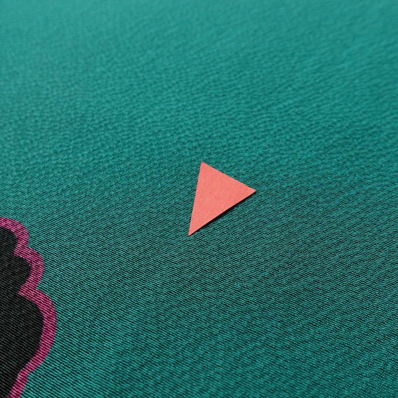 振袖 落款入り 草野一騎 縮緬 正絹 花柄 袷仕立て 身丈168cm 裄丈70.5cm フォーマル 二十歳 着物 緑・うぐいす色_画像7