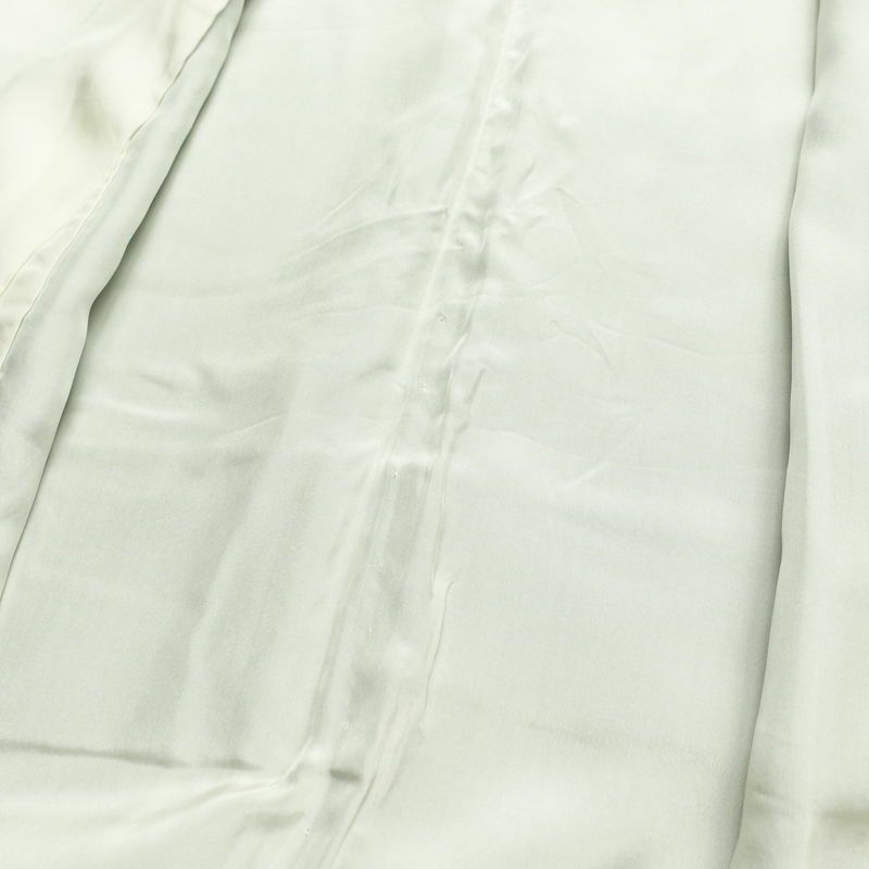 振袖 落款入り 草野一騎 縮緬 正絹 花柄 袷仕立て 身丈168cm 裄丈70.5cm フォーマル 二十歳 着物 緑・うぐいす色_画像17