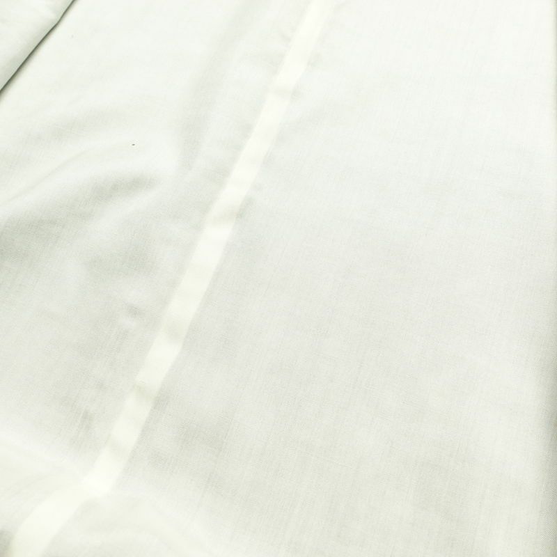 紬 正絹 木の葉・植物柄 袷仕立て 身丈159cm 裄丈66cm 着物 グレー_画像17