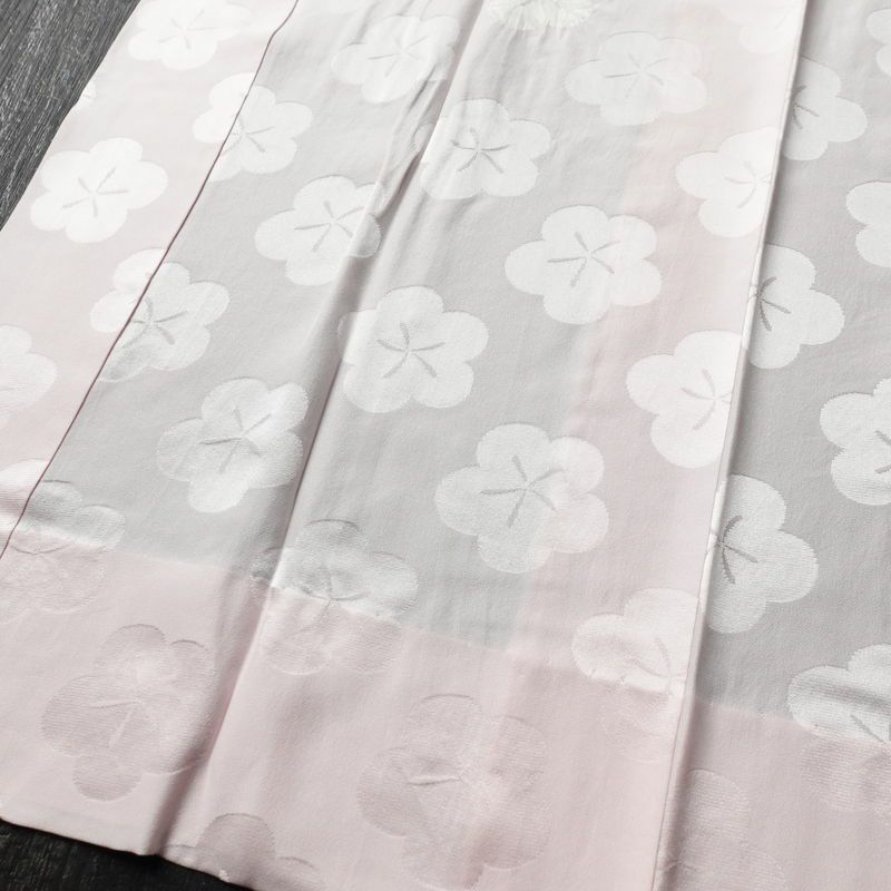 長襦袢 絞り 正絹 花柄 袖無双・胴抜き 身丈115cm 裄丈62.5cm フォーマル ピンク_画像4