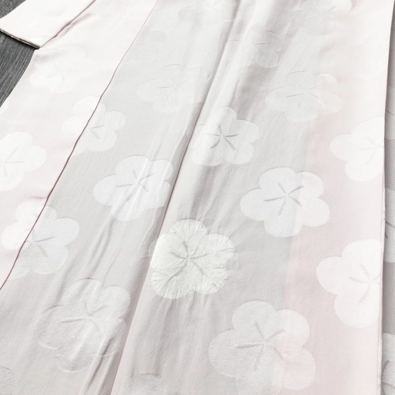 長襦袢 絞り 正絹 花柄 袖無双・胴抜き 身丈115cm 裄丈62.5cm フォーマル ピンク_画像5