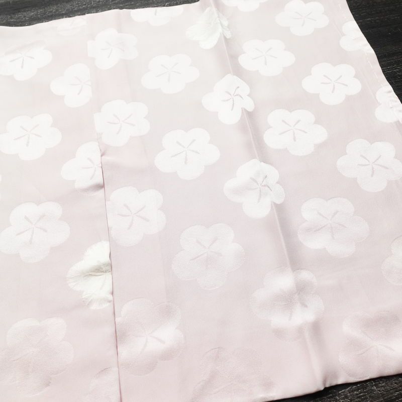 長襦袢 絞り 正絹 花柄 袖無双・胴抜き 身丈115cm 裄丈62.5cm フォーマル ピンク_画像12