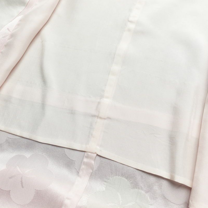 長襦袢 絞り 正絹 花柄 袖無双・胴抜き 身丈115cm 裄丈62.5cm フォーマル ピンク_画像18