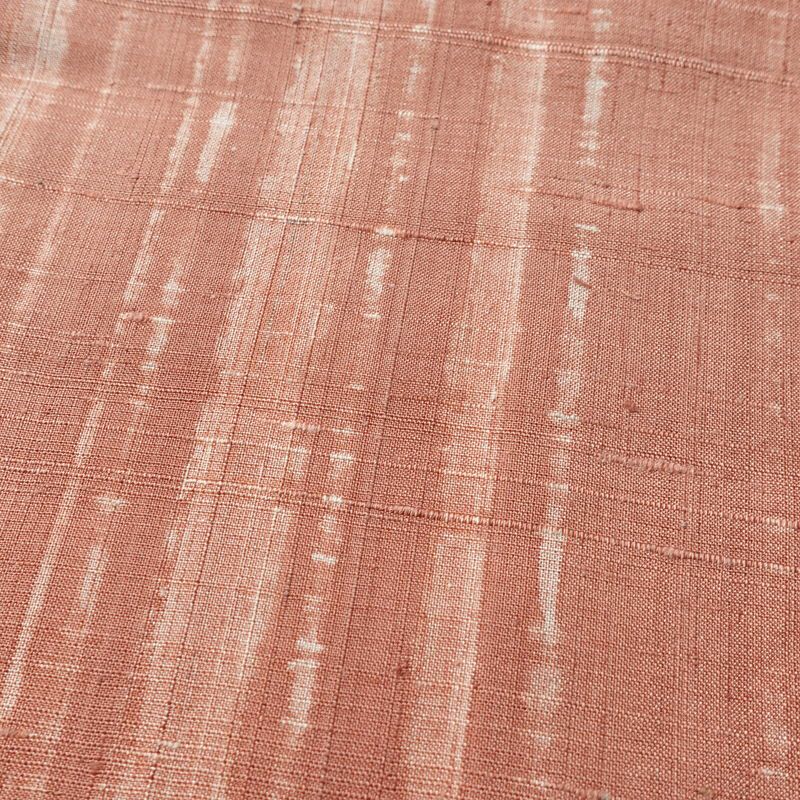 紬 正絹 縞柄・線柄 袷仕立て 身丈166cm 裄丈66.5cm 着物 ピンク_画像7