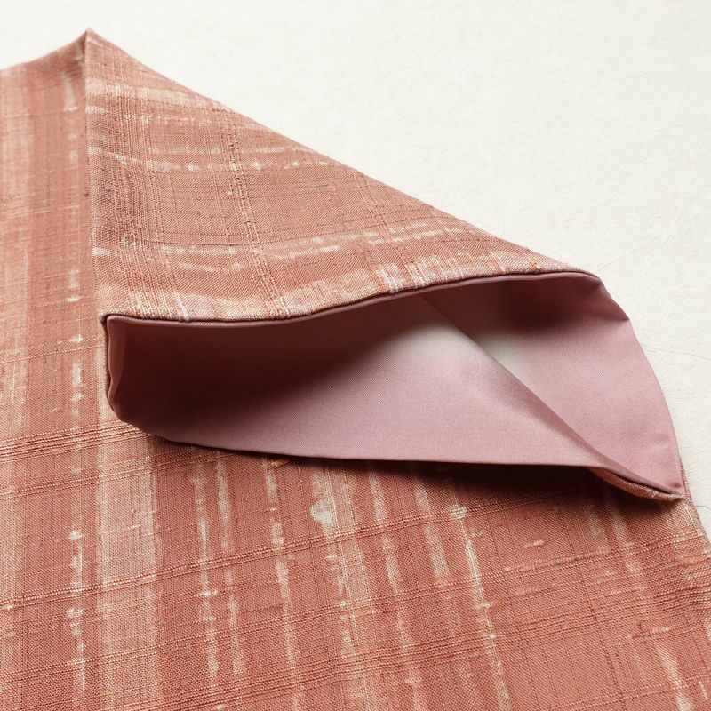 紬 正絹 縞柄・線柄 袷仕立て 身丈166cm 裄丈66.5cm 着物 ピンク_画像14