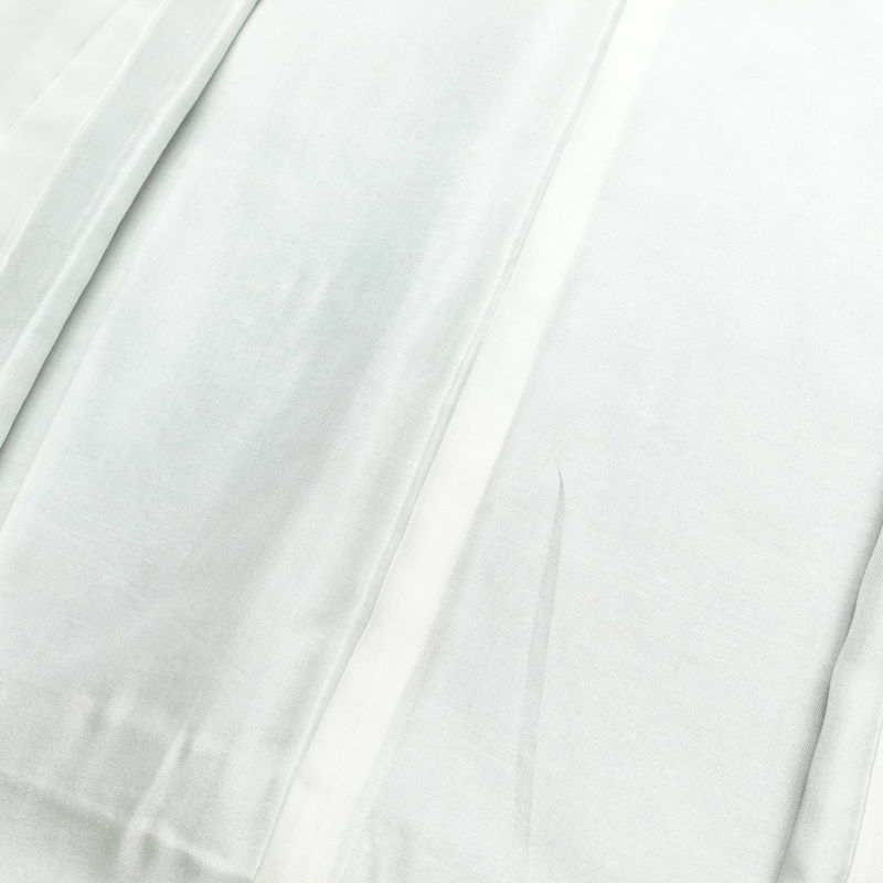 小紋 しつけ糸付き 紬地 正絹 木の葉・植物柄 袷仕立て 身丈159cm 裄丈65.5cm 着物 多色使い_画像18