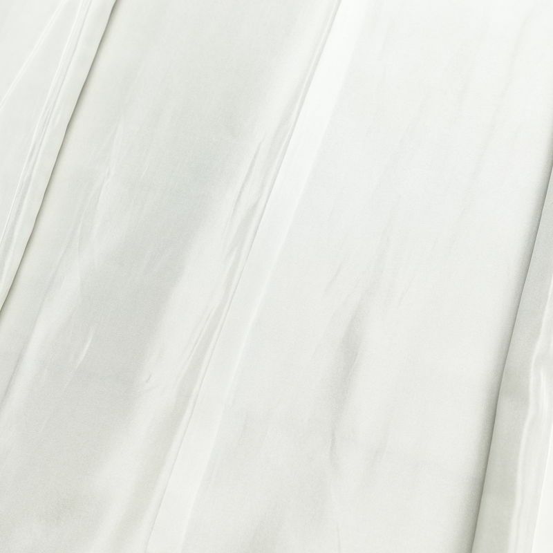 紬 正絹 無地 袷仕立て 身丈164.5cm 裄丈67cm 着物 黄・黄土色_画像17