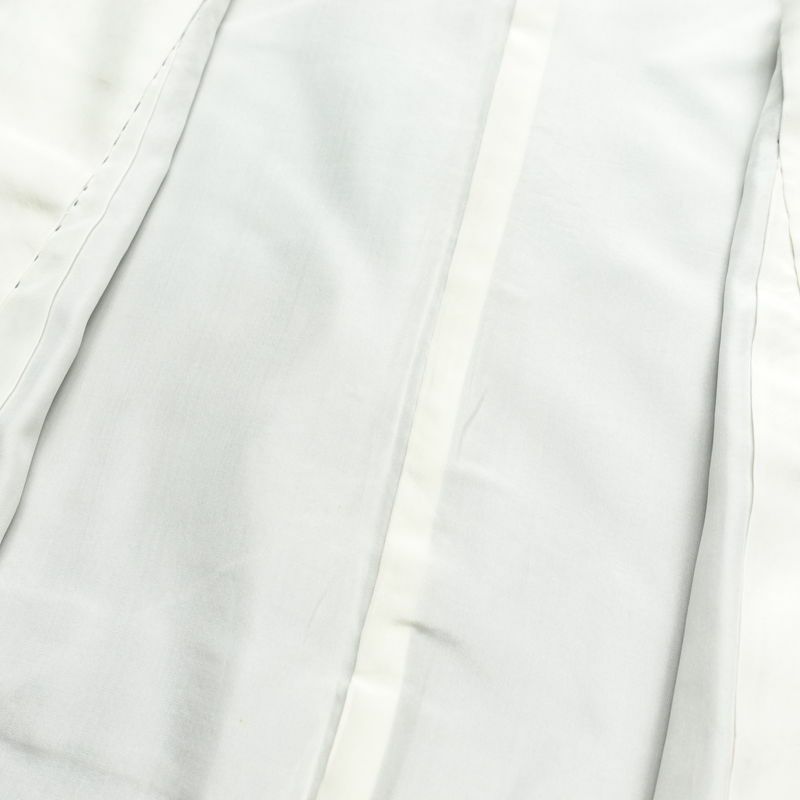 小紋 斉藤三才 落款入り 縮緬 一つ紋付き 正絹 その他の柄 袷仕立て 身丈157cm 裄丈66.5cm フォーマル 着物 紫・藤色_画像15