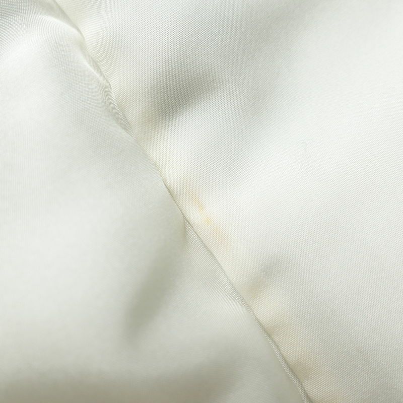 小紋 正絹 花柄 袷仕立て 身丈157cm 裄丈67cm 箔 着物 緑・うぐいす色_画像20