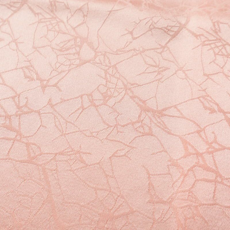 色無地 良品 綸子 一つ紋付き 正絹 幾何学柄・抽象柄 袷仕立て 身丈159.5cm 裄丈63cm 共八掛 フォーマル 着物 ピンク_画像7