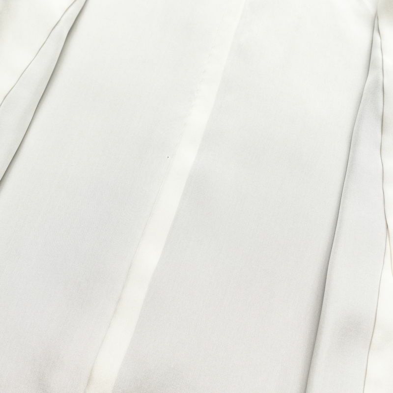 付け下げ 良品 一つ紋付き 正絹 木の葉・植物柄 袷仕立て 身丈154cm 裄丈64cm フォーマル 着物 紫・藤色_画像17