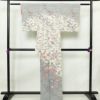訪問着 縮緬 正絹 花柄 袷仕立て 身丈161cm 裄丈66.5cm フォーマル 着物 多色使い_画像2