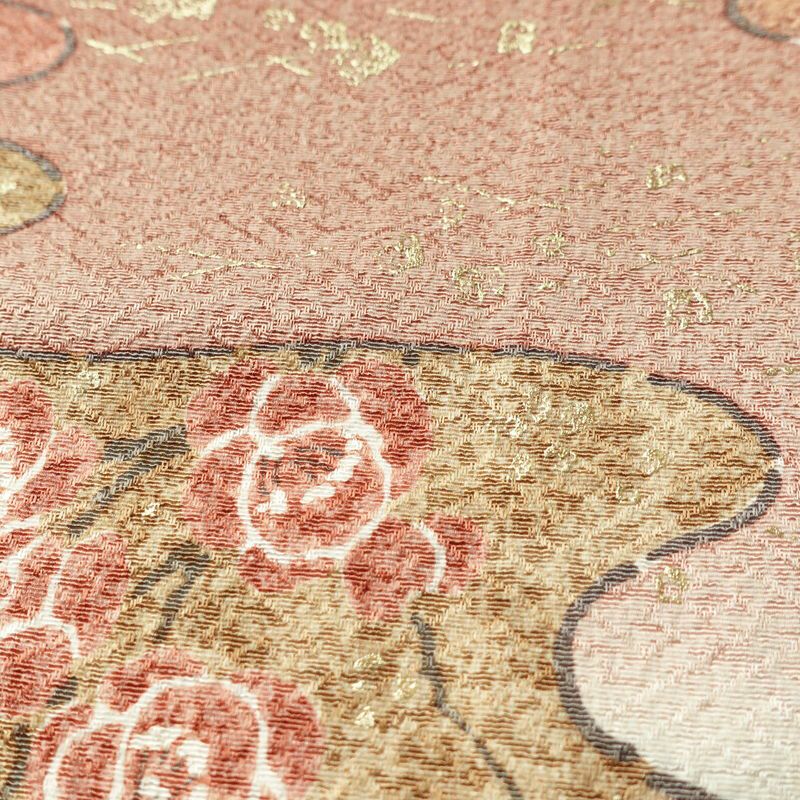 付け下げ 付下小紋 正絹 古典柄 袷仕立て 身丈163cm 裄丈66cm 箔 フォーマル 着物 多色使い_画像8