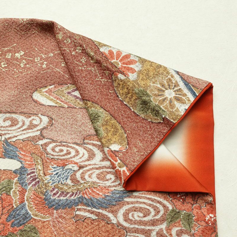 付け下げ 付下小紋 正絹 古典柄 袷仕立て 身丈163cm 裄丈66cm 箔 フォーマル 着物 多色使い_画像15