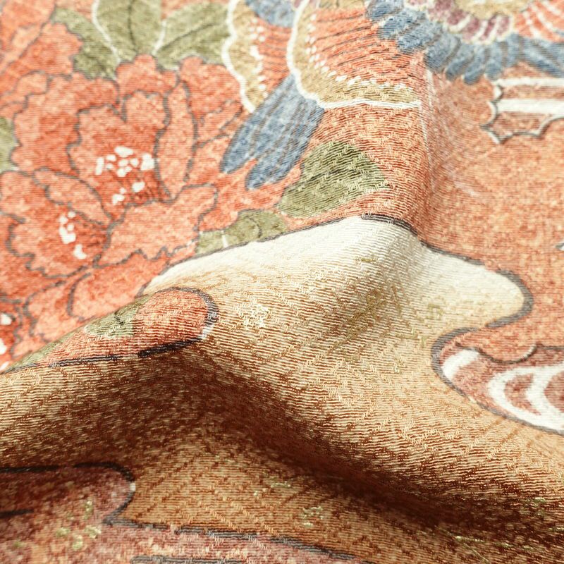 付け下げ 付下小紋 正絹 古典柄 袷仕立て 身丈163cm 裄丈66cm 箔 フォーマル 着物 多色使い_画像21