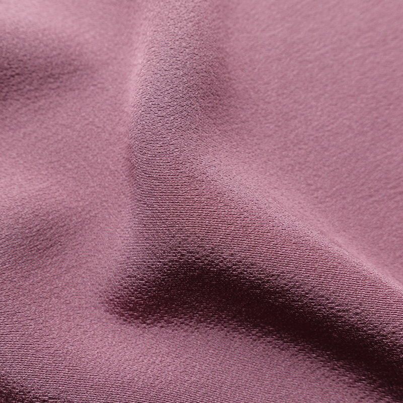 色無地 縮緬 一つ紋付き 正絹 無地 袷仕立て 身丈161cm 裄丈67cm フォーマル 着物 紫・藤色_画像21