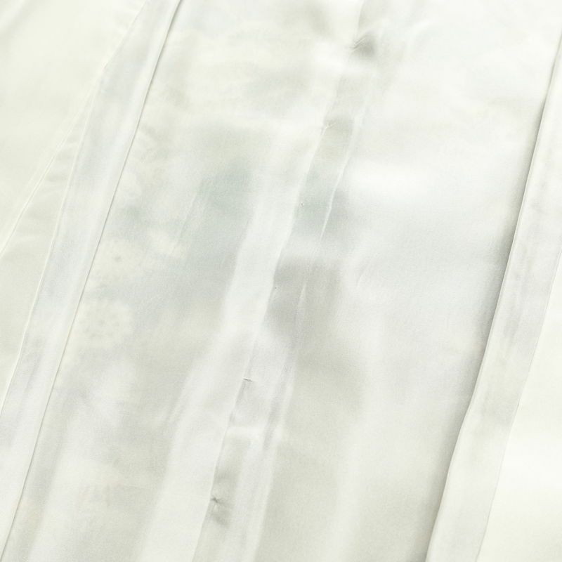 小紋 一方付 縮緬 正絹 古典柄 袷仕立て 身丈155.5cm 裄丈63.5cm 着物 青・紺_画像18