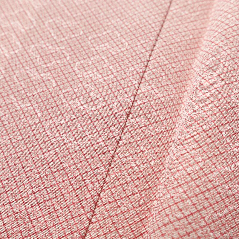 色無地 良品 一つ紋付き 正絹 古典柄 袷仕立て 身丈163.5cm 裄丈67.5cm 一部しつけ糸付き フォーマル 着物 ピンク_画像7