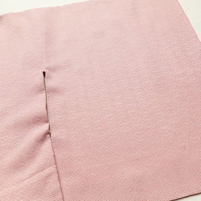 色無地 良品 一つ紋付き 正絹 古典柄 袷仕立て 身丈163.5cm 裄丈67.5cm 一部しつけ糸付き フォーマル 着物 ピンク_画像12