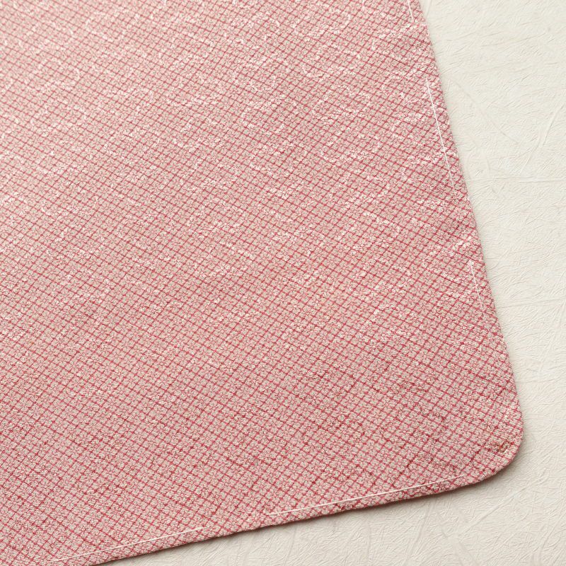 色無地 良品 一つ紋付き 正絹 古典柄 袷仕立て 身丈163.5cm 裄丈67.5cm 一部しつけ糸付き フォーマル 着物 ピンク_画像14