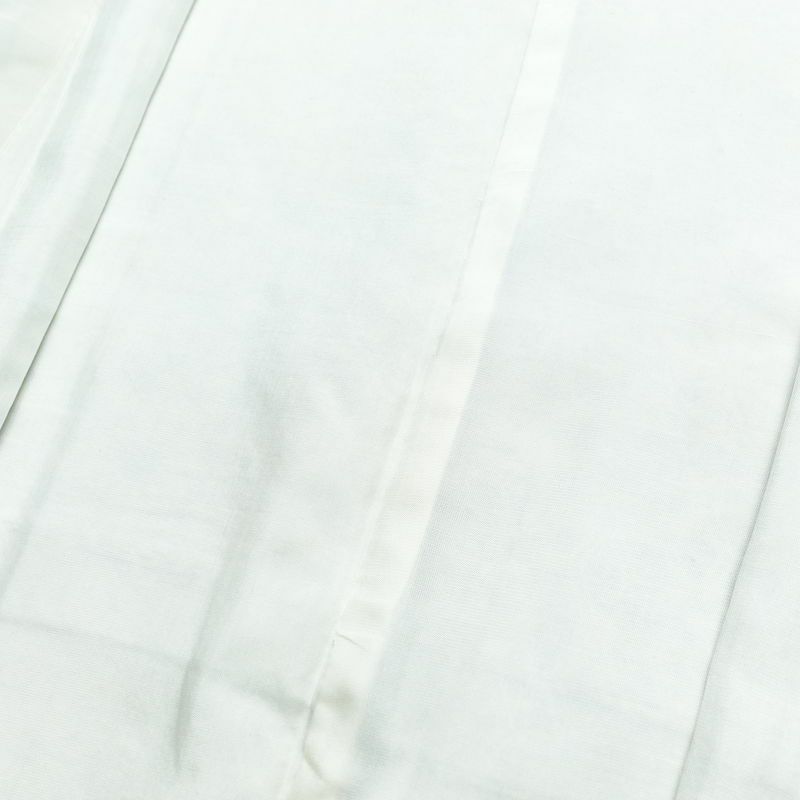 小紋 正絹 紬地 麻の葉柄 袷仕立て 身丈166cm 裄丈66.5cm 着物 青・紺_画像17