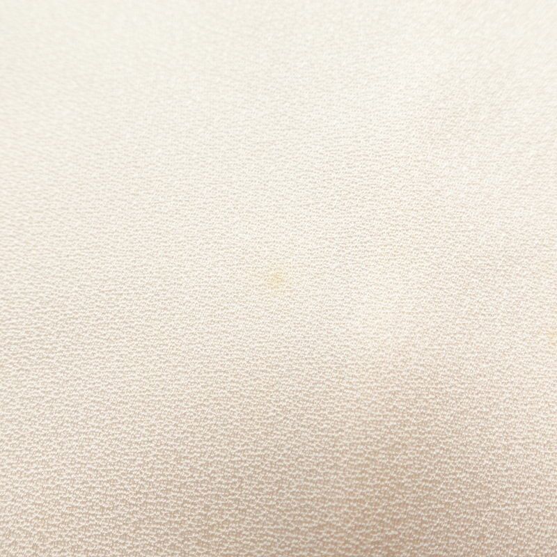 付け下げ しつけ糸付き 一つ紋付き 正絹 風景柄 袷仕立て 身丈163.5cm 裄丈67cm フォーマル 着物 ピンク_画像16