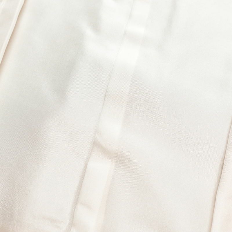 付け下げ しつけ糸付き 一つ紋付き 正絹 風景柄 袷仕立て 身丈163.5cm 裄丈67cm フォーマル 着物 ピンク_画像20