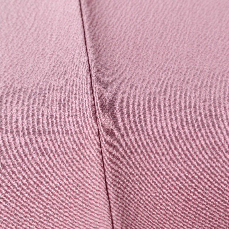 色無地 一つ紋付き 正絹 無地 袷仕立て 身丈161.5cm 裄丈67cm フォーマル 着物 ピンク_画像9